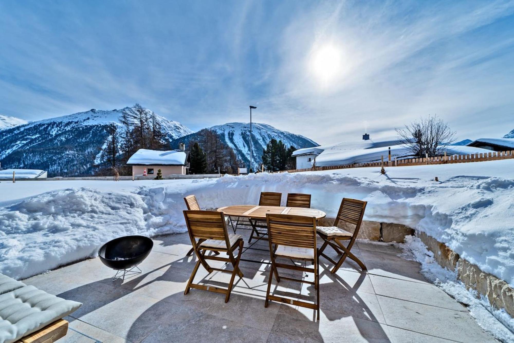 Apartamento Chesa Muntanella - Samedan Exterior foto