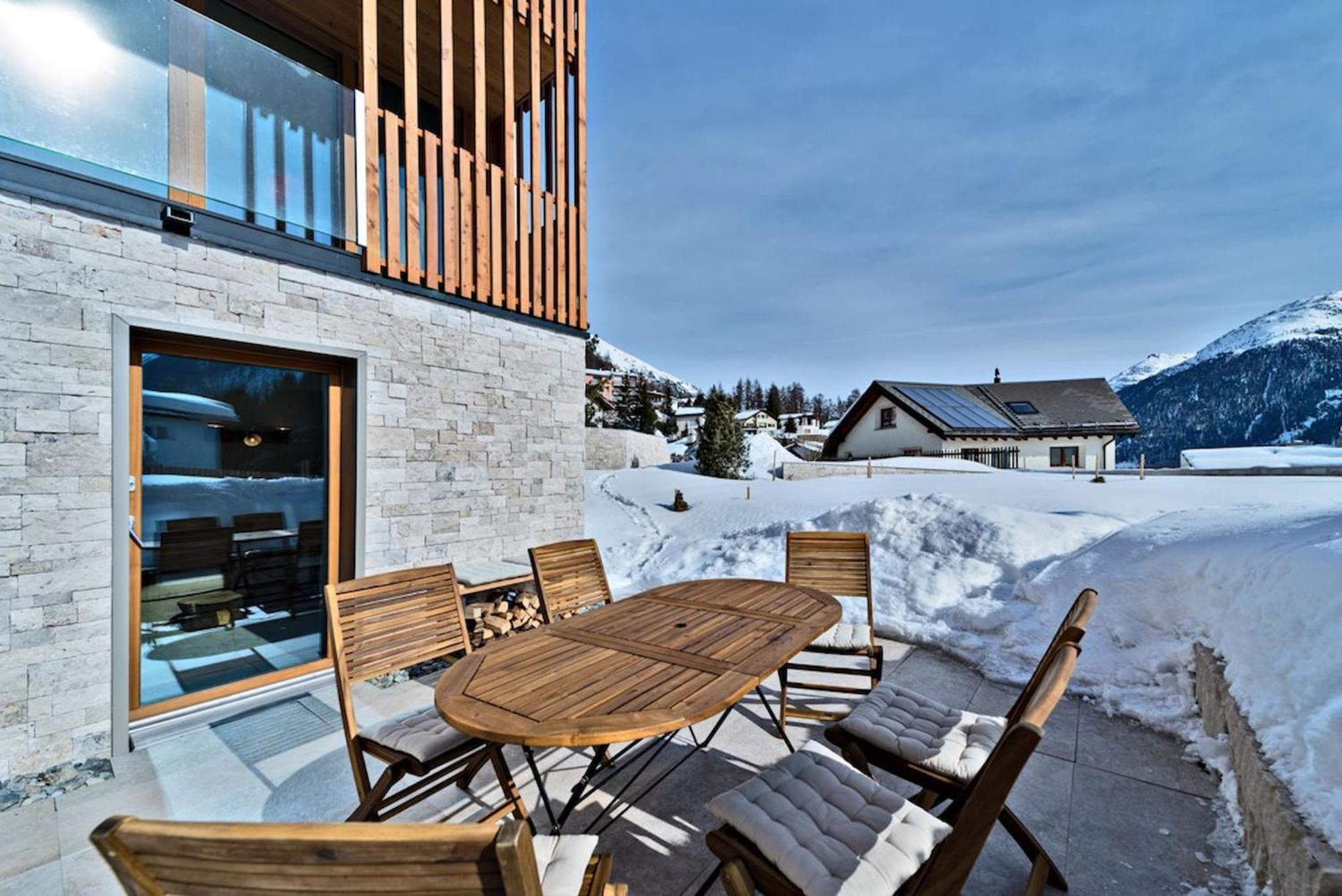 Apartamento Chesa Muntanella - Samedan Exterior foto